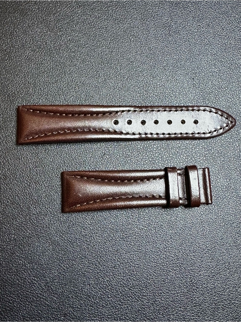 Hamilton 20mm Brown Leather Watch Strap for Men